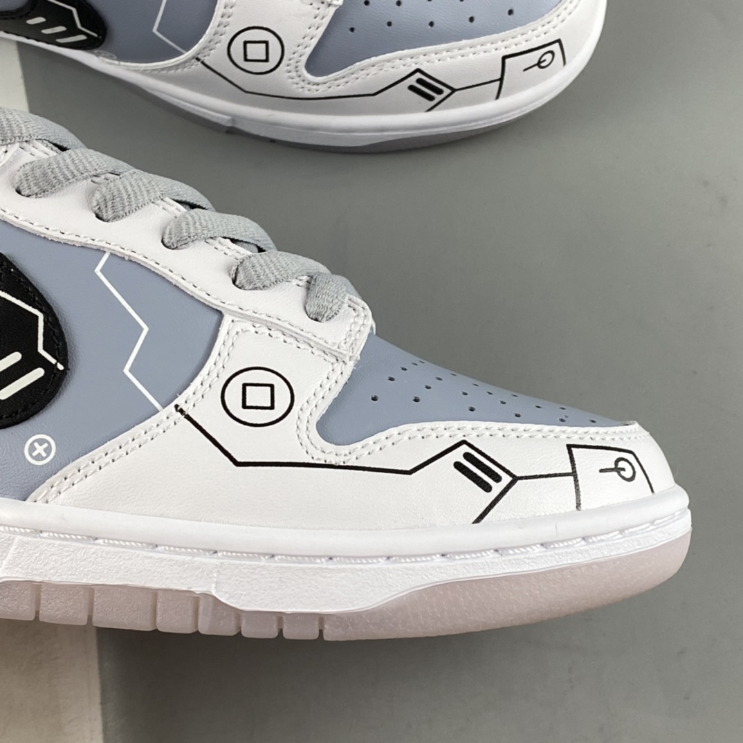 P300 Nike Dunk Low 低帮 电玩 立体按键 板鞋 灰电玩 定制球鞋 PS2363-003
