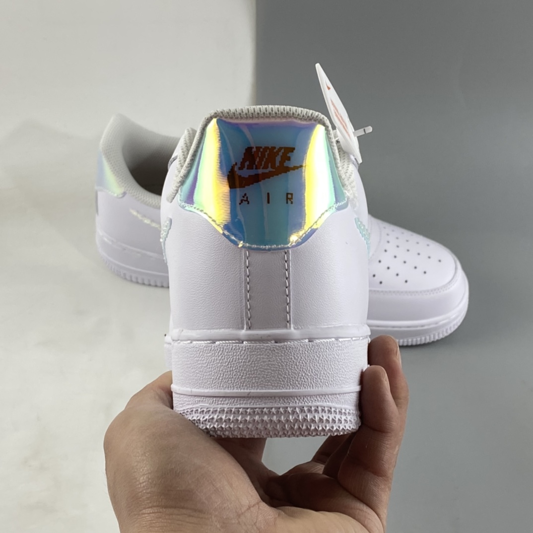 P200 Nike Air Force 1'07 Low 七彩镭射 空军一号低帮休闲板鞋 CV1699-100