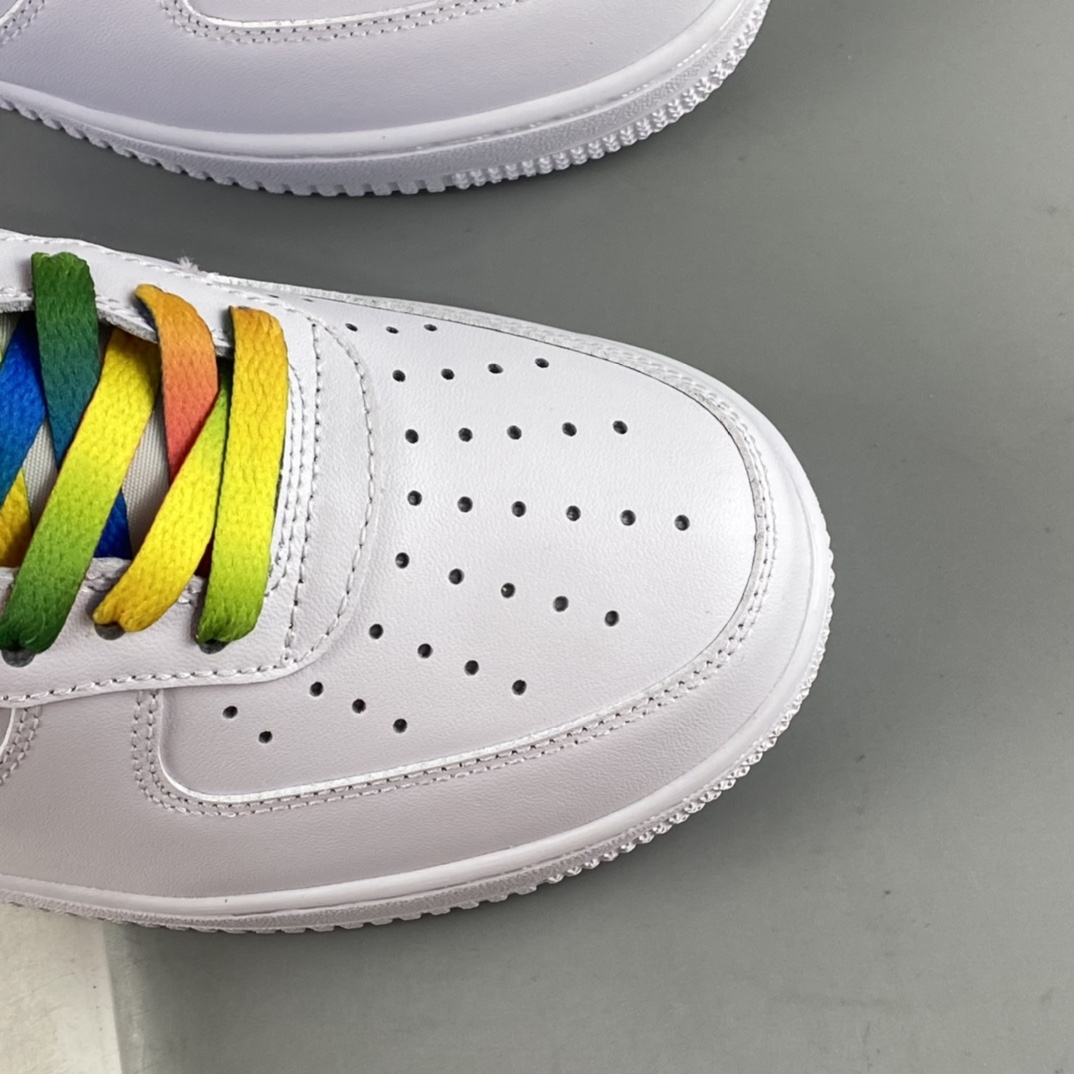 P200 Nike Air Force 1'07 Low 七彩镭射 空军一号低帮休闲板鞋 CV1699-100