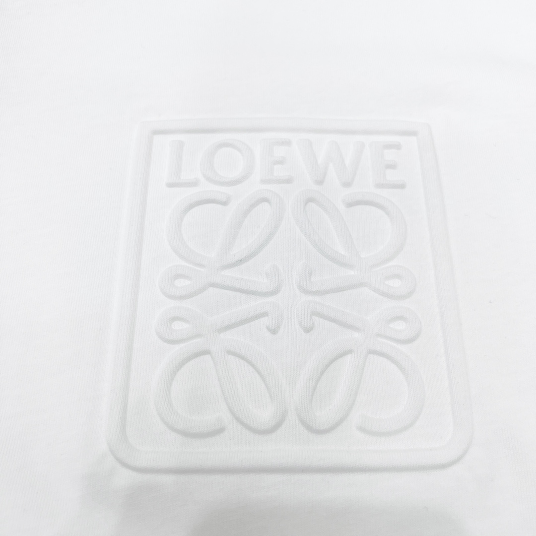 160 LOEWE/罗意威23SS 凹凸LOGO圆领短袖T恤 LW经典LOGO系列