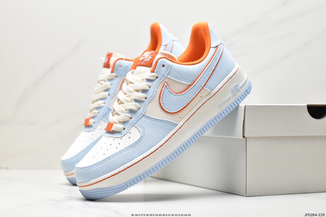 NIke Air Force 1 '07 m orange blue canvas Air Force 1 low-top casual sneakers 315122-662-Top High Quatity Cheap Sneakers Fashion Clothing Clothes Bags handbags Shoes of all Brand wholesale With The best Quality And Beautiful Price from China Factory Chinese suppliers wholesaler seller NIke Air Force 1 '07 m orange blue canvas Air Force 1 low-top casual sneakers 315122-662