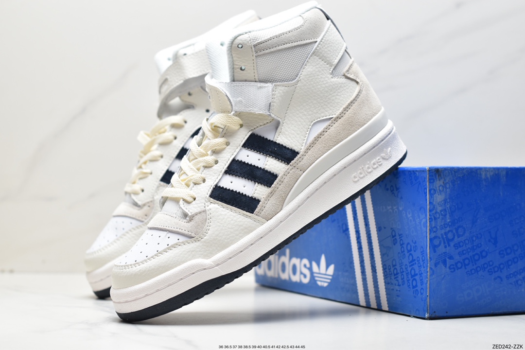 Adidas Originals Forum 84 High Off-White Navy GY4363