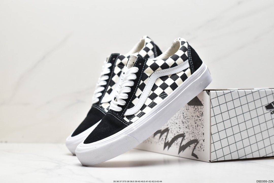 Vulcanized Vans Vault OG Old Skool Black and White Anaheim