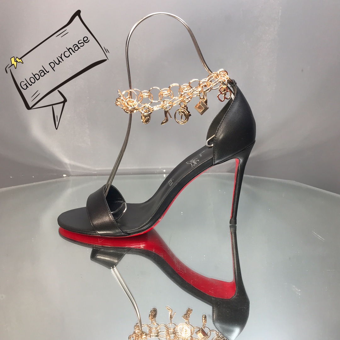NO:100031,High-end custom sandal classic series!  H10Cm, size 34-42. Genuine leather large sole, customized non-return or exchange 9050-063 black cowhide, official website synchronization Standard European code Reference: 9050-063 Color: black Material: patent Lining: goat leather Heel height: 10Cm Sole:leather sole Size: EUR34-42 (US 4-11):,,christian louboutin,sandals,cowhide,Leather soles19860909高端订制 凉鞋精典款系列！ H10Cm,尺码34-42码.真皮大底,订制不退不换9050－063黑牛皮,官网同步 标准欧码 Reference:9050-063 Color:black Material:patent Lining:goat leather Heel heigh:10Cm Sole:leather sole Size:EUR34－42（US 4一11) :,,christian louboutin,sandals,cowhide,Leather soles,Women's Shoes