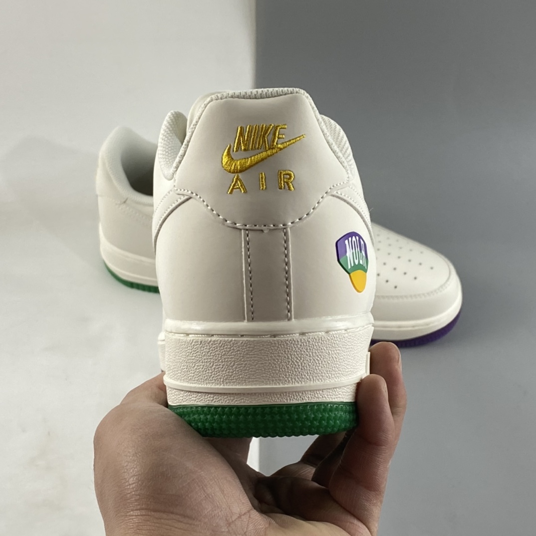 P260 Nike Air Force 1'07 Low 米绿紫 新奥尔良鹈鹕队城市限定 板鞋 TF8896-303