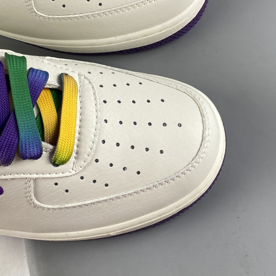 P260 Nike Air Force 1'07 Low 米绿紫 新奥尔良鹈鹕队城市限定 板鞋 TF8896-303