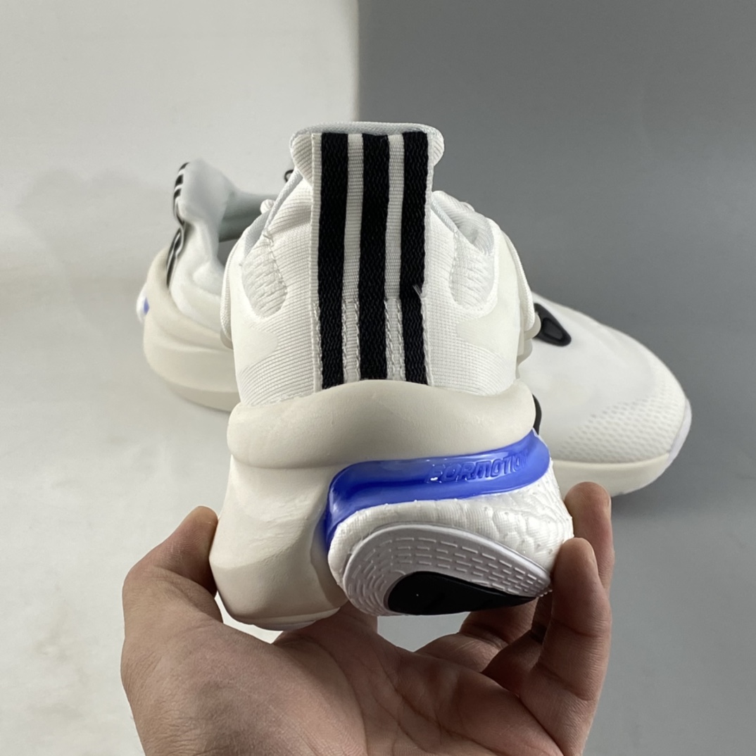 P200  Adidas  ALPHABOOST V1 Sustainable 舒适潮流BOOST爆米花 低帮跑步鞋 HP2757