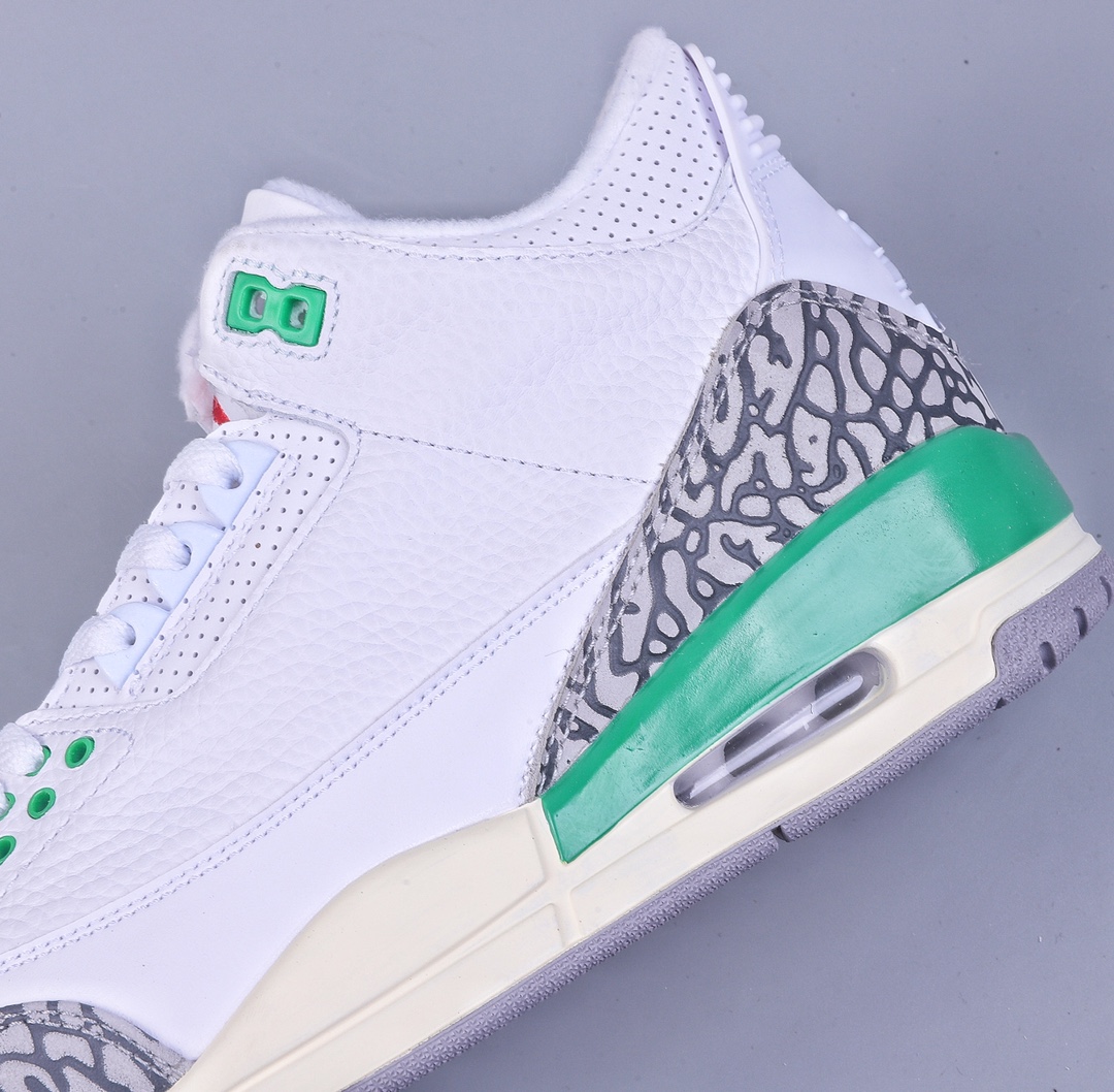 W version Air Jordan 3 Retro ”Lucky Green” AJ3 Jordan 3 white green cement CK9246-136-Top High Quatity Cheap Sneakers Fashion Clothing Clothes Bags handbags Shoes of all Brand wholesale With The best Quality And Beautiful Price from China Factory Chinese suppliers wholesaler seller W version Air Jordan 3 Retro ”Lucky Green” AJ3 Jordan 3 white green cement CK9246-136
