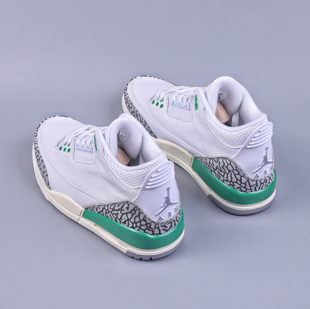 W version Air Jordan 3 Retro ”Lucky Green” AJ3 Jordan 3 white green cement CK9246-136-Top High Quatity Cheap Sneakers Fashion Clothing Clothes Bags handbags Shoes of all Brand wholesale With The best Quality And Beautiful Price from China Factory Chinese suppliers wholesaler seller W version Air Jordan 3 Retro ”Lucky Green” AJ3 Jordan 3 white green cement CK9246-136