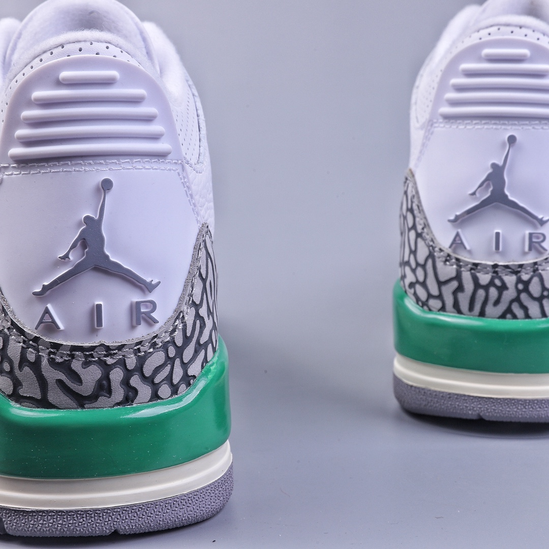 W version Air Jordan 3 Retro ”Lucky Green” AJ3 Jordan 3 white green cement CK9246-136-Top High Quatity Cheap Sneakers Fashion Clothing Clothes Bags handbags Shoes of all Brand wholesale With The best Quality And Beautiful Price from China Factory Chinese suppliers wholesaler seller W version Air Jordan 3 Retro ”Lucky Green” AJ3 Jordan 3 white green cement CK9246-136