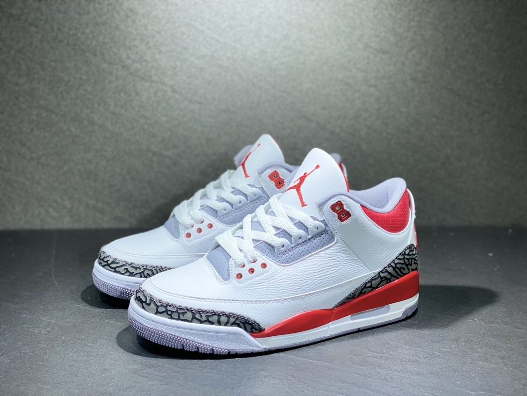 Air Jordan 3 AJ3 Retro AJ3 flame red basketball shoes DN3707-160