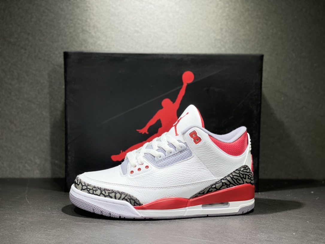 Air Jordan 3 AJ3 Retro AJ3 flame red basketball shoes DN3707-160