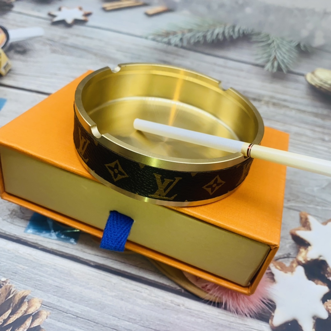 Close-up of a luxury ashtray