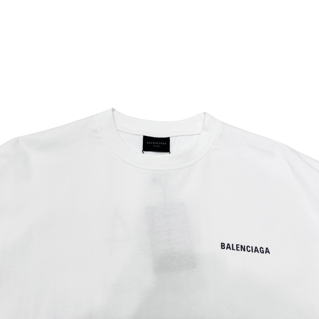 180 Balenciaga/巴黎世家BLCG 404ERROR字母印花短袖T恤