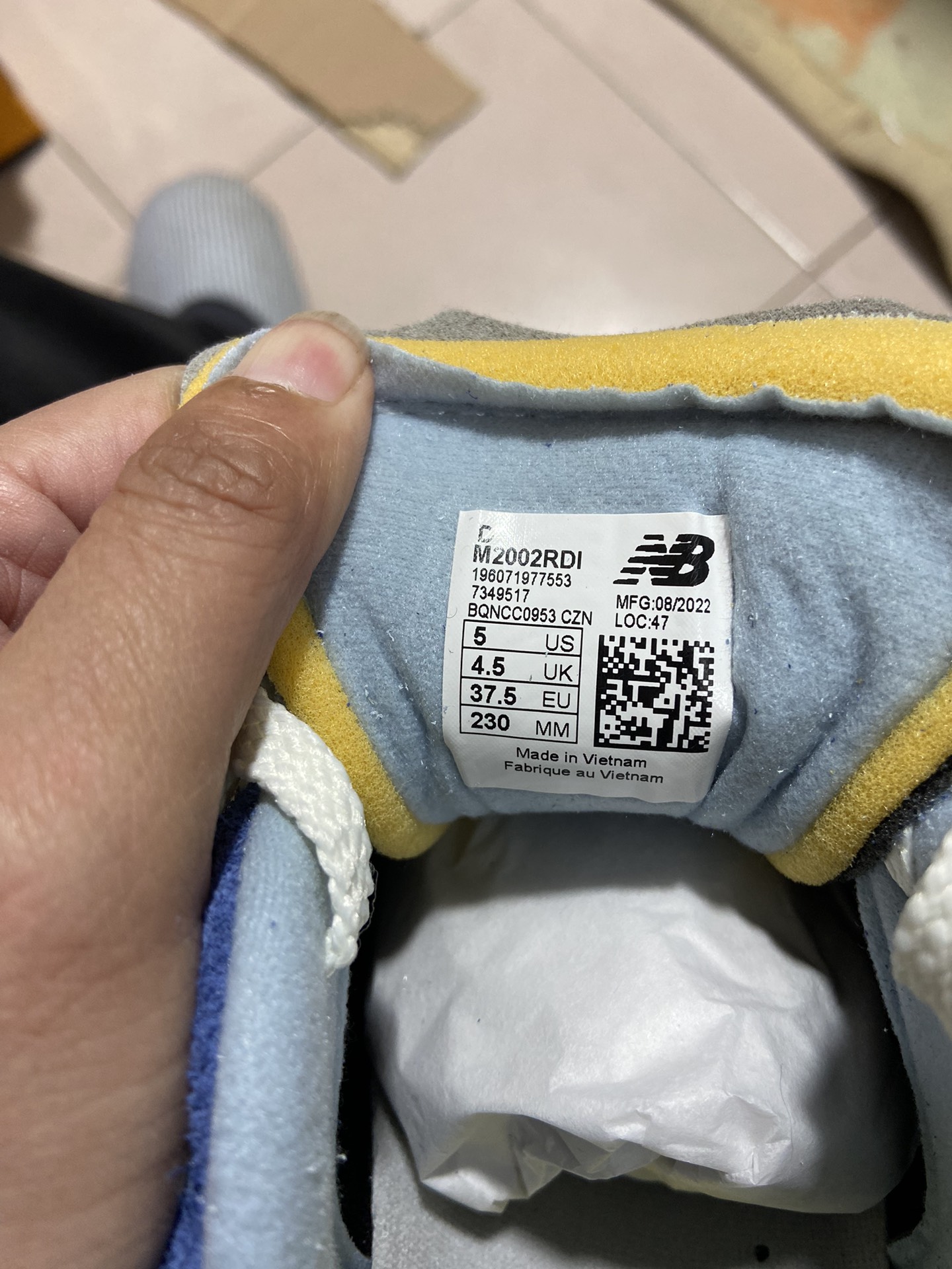 NB200R长青花蓝鞋码36-46.