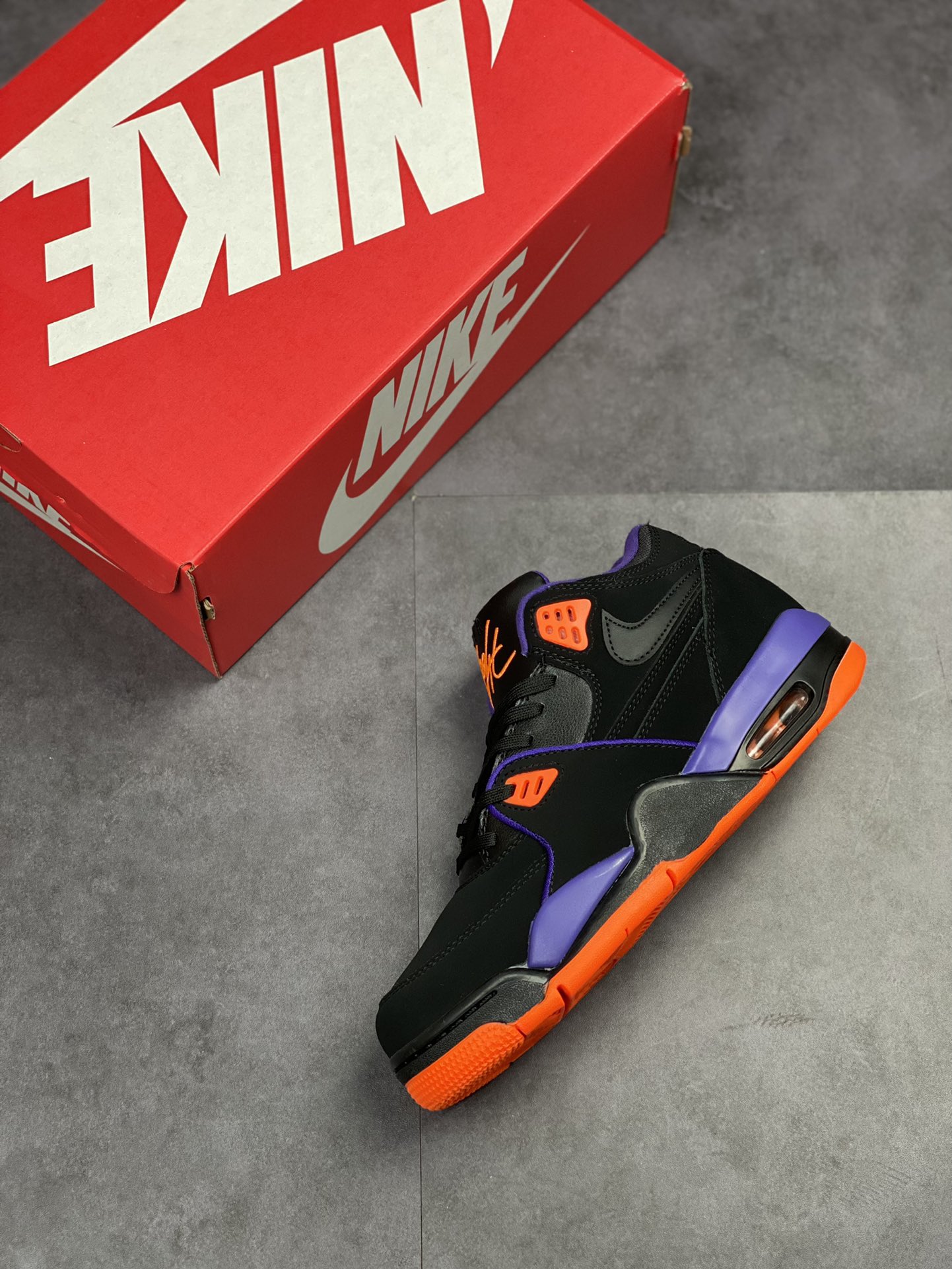 240 Nike Air Flight 89 皮革高帮复古篮球鞋 CU4838-001