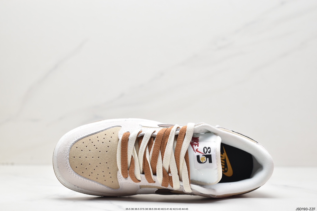 SB Dunk Low SE ”85 Double Swoosh/Grey/Brown Bear” rebound shoes ”suede light brown double swoosh bear” DO9457-113