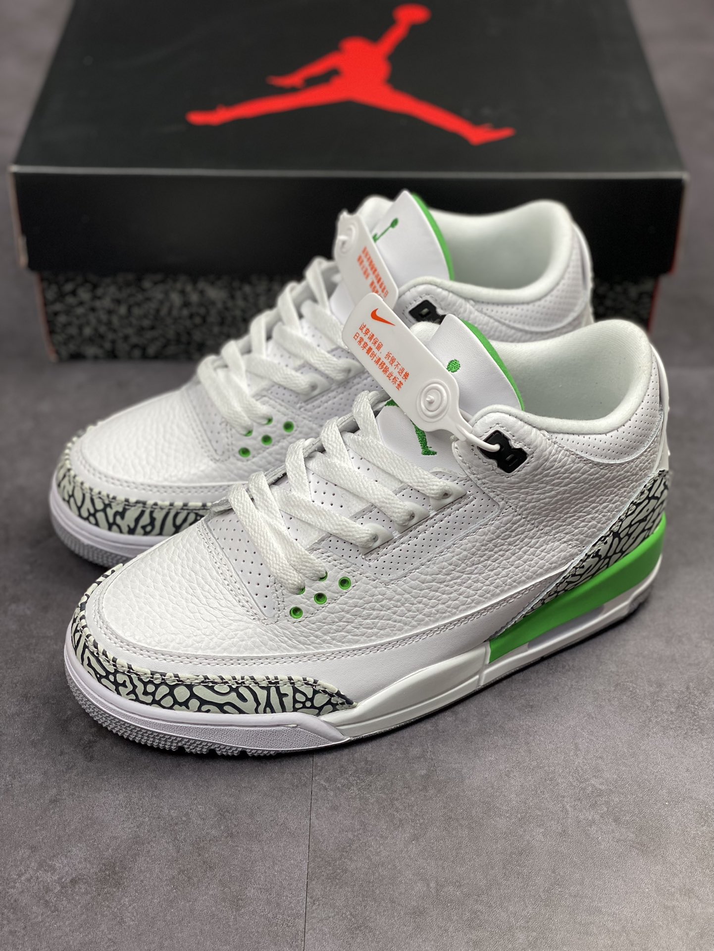 300 乔丹3代 AJ3 Air jordan 3 Retro ”Lucky Green”白绿CK9646-136