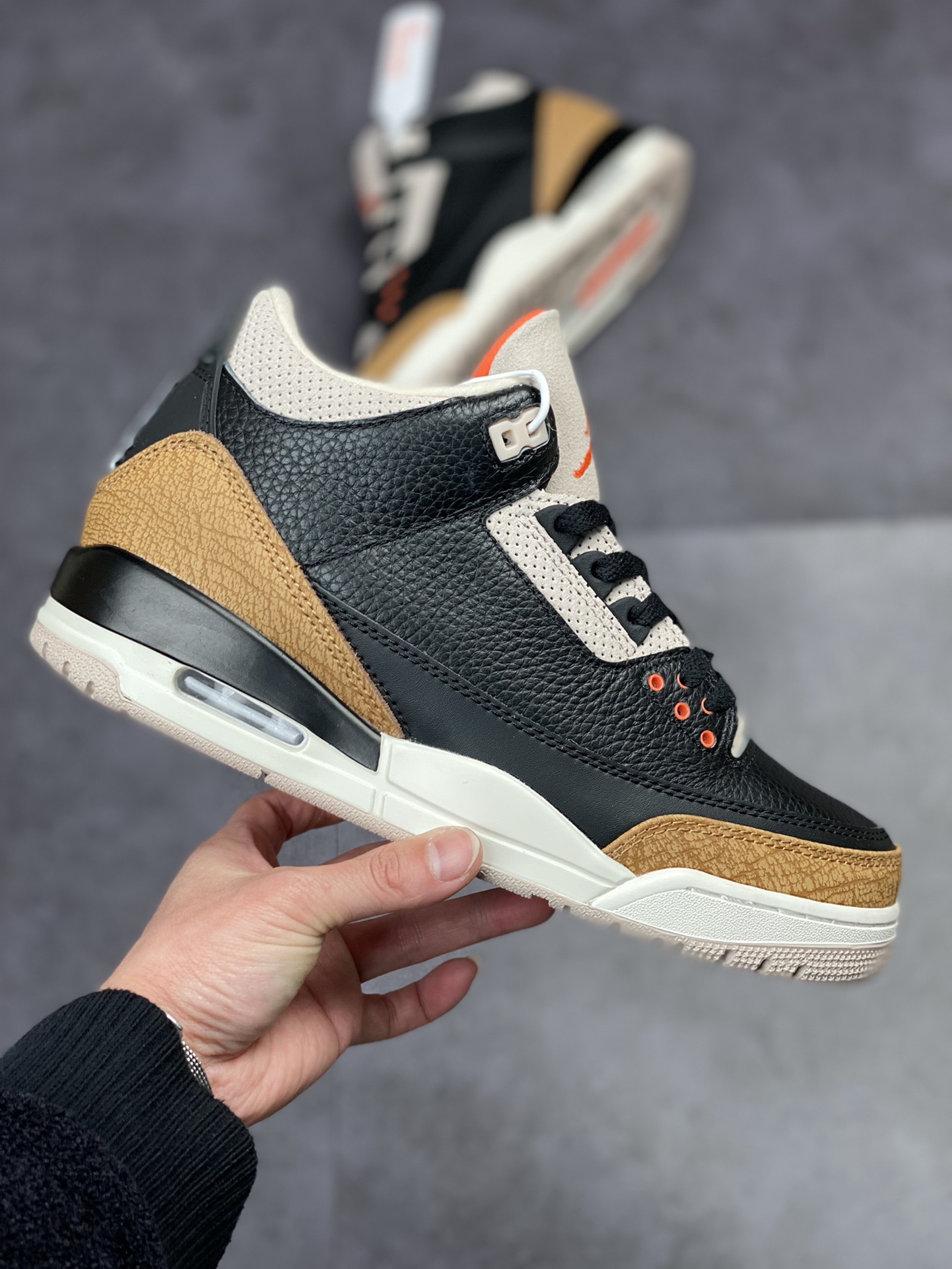 300 乔丹3代 AJ3 Air jordan 3 Retro ”Desert Cement”黑棕大象 CT8532-008