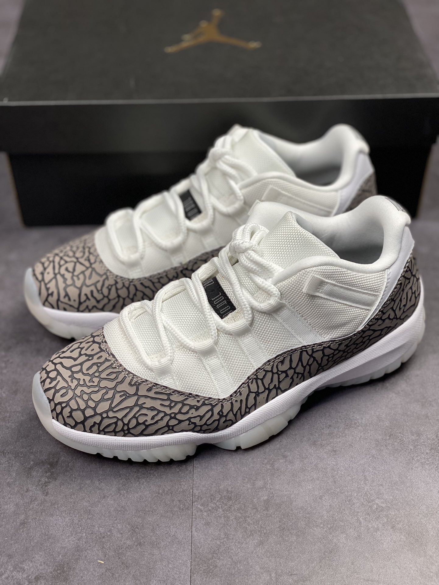 320 Air Jordan 11 Low ”Elephant” AJ11 复刻爆裂纹大象AV2187-140
