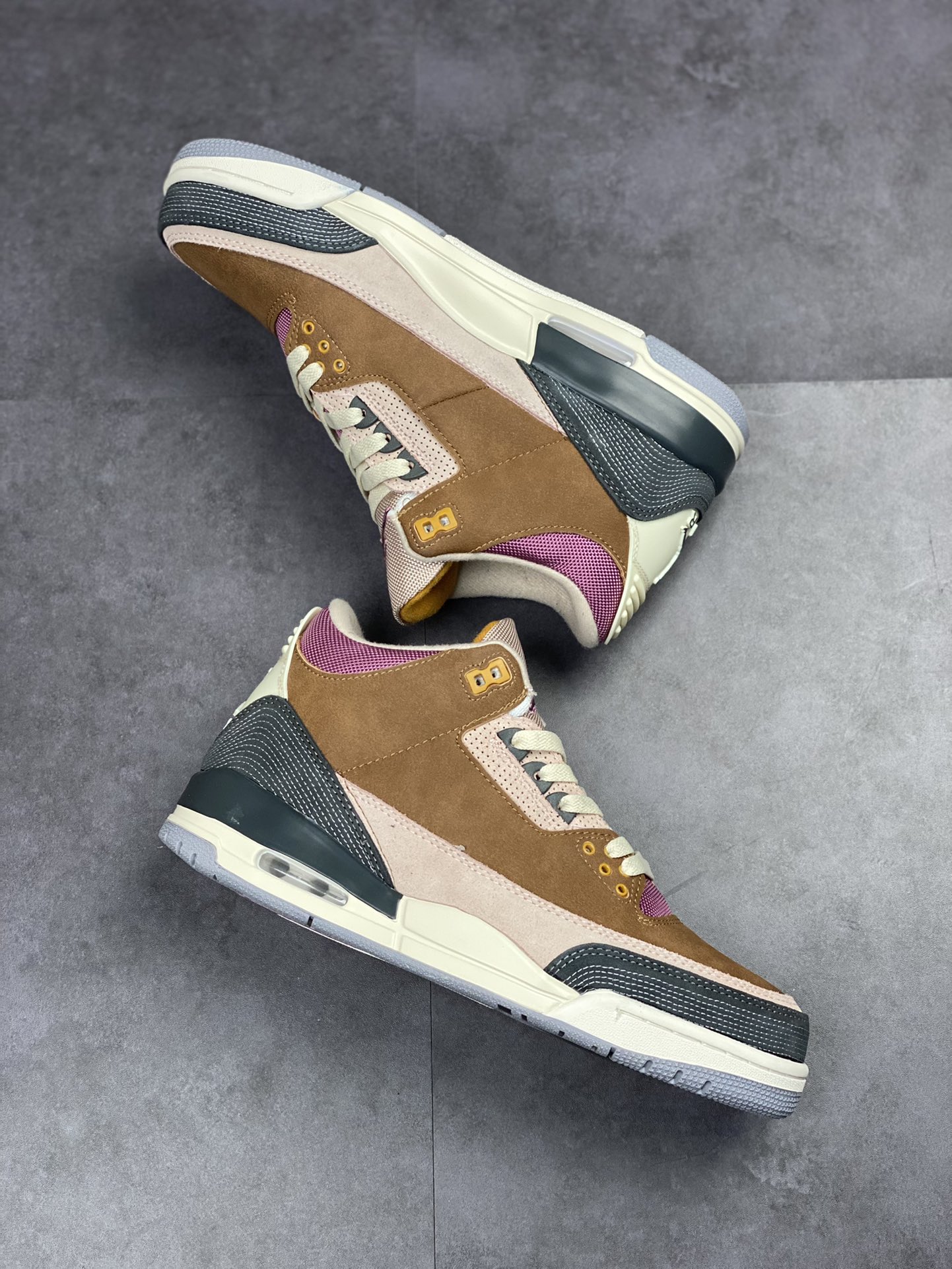 240 Air Jordan 3 Retro 棕色拼接  DR8869-200