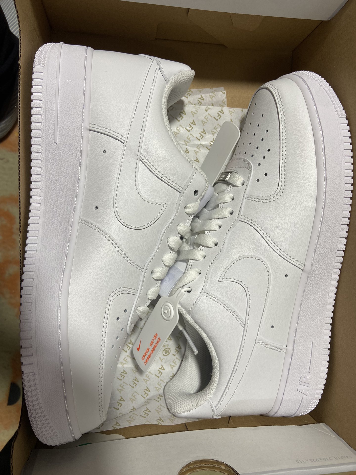 AF1纯白空军尺码36-45总裁清远