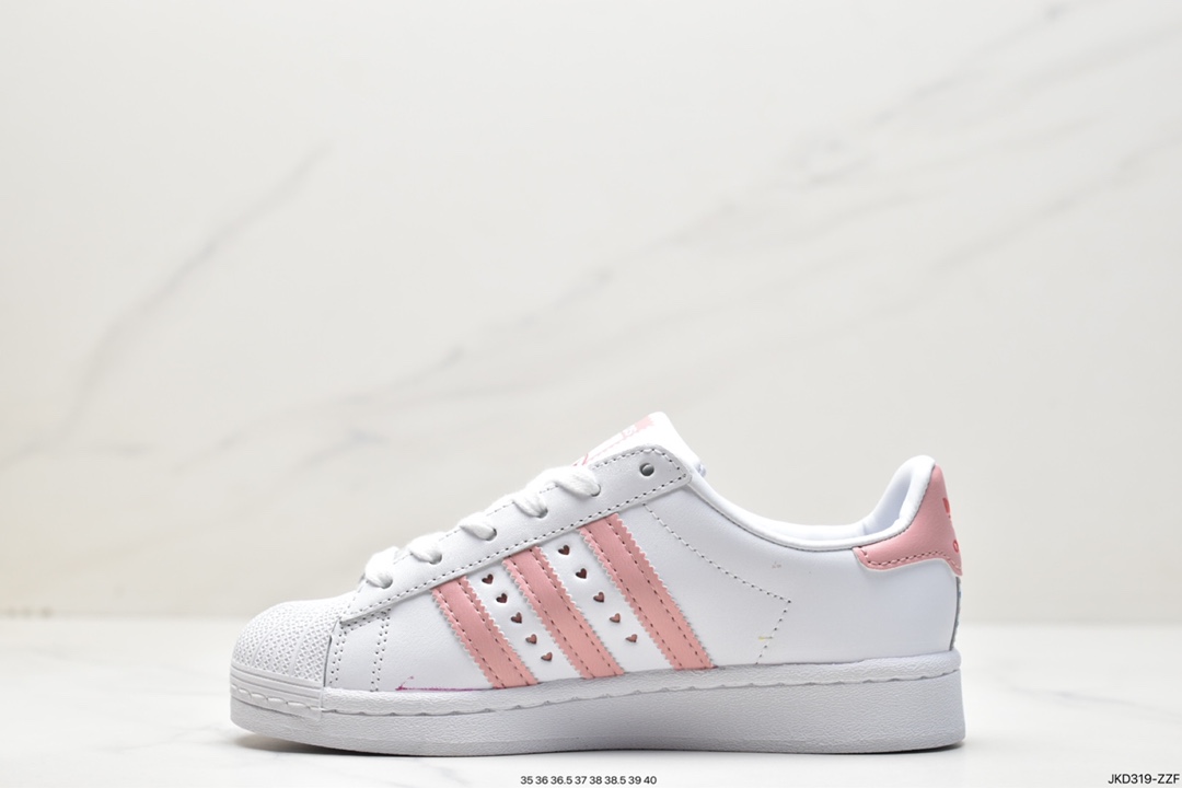 Adidas Clover Originals Superstar ”Sail/Green/Lace” shell head IE6976