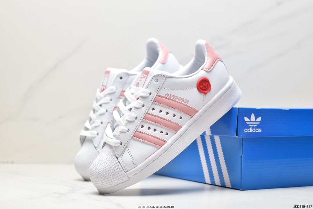 Adidas Clover Originals Superstar ”Sail/Green/Lace” shell head IE6976