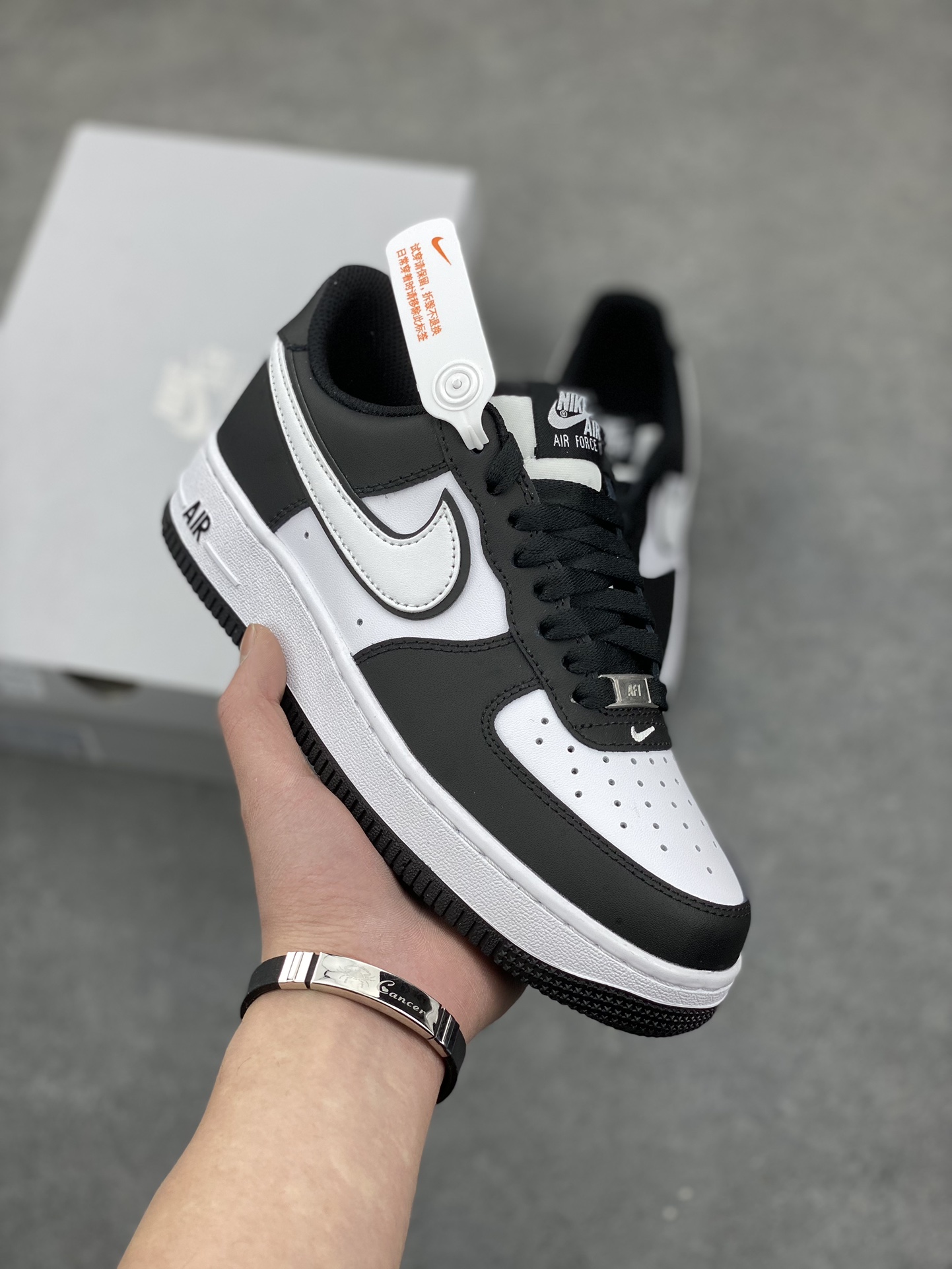 Nike Air Force 1 '07 Low 'Panda' Black/White Casual Sneakers DV0788-001 2 i1677263734 7772 0