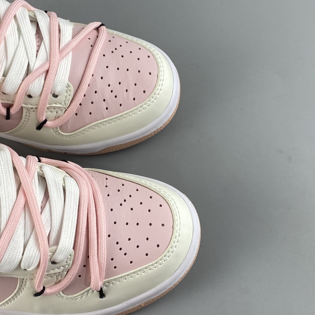 Nike SB Dunk Low 米白紫 笑脸标签 解构抽绳鞋带 DD1503-118