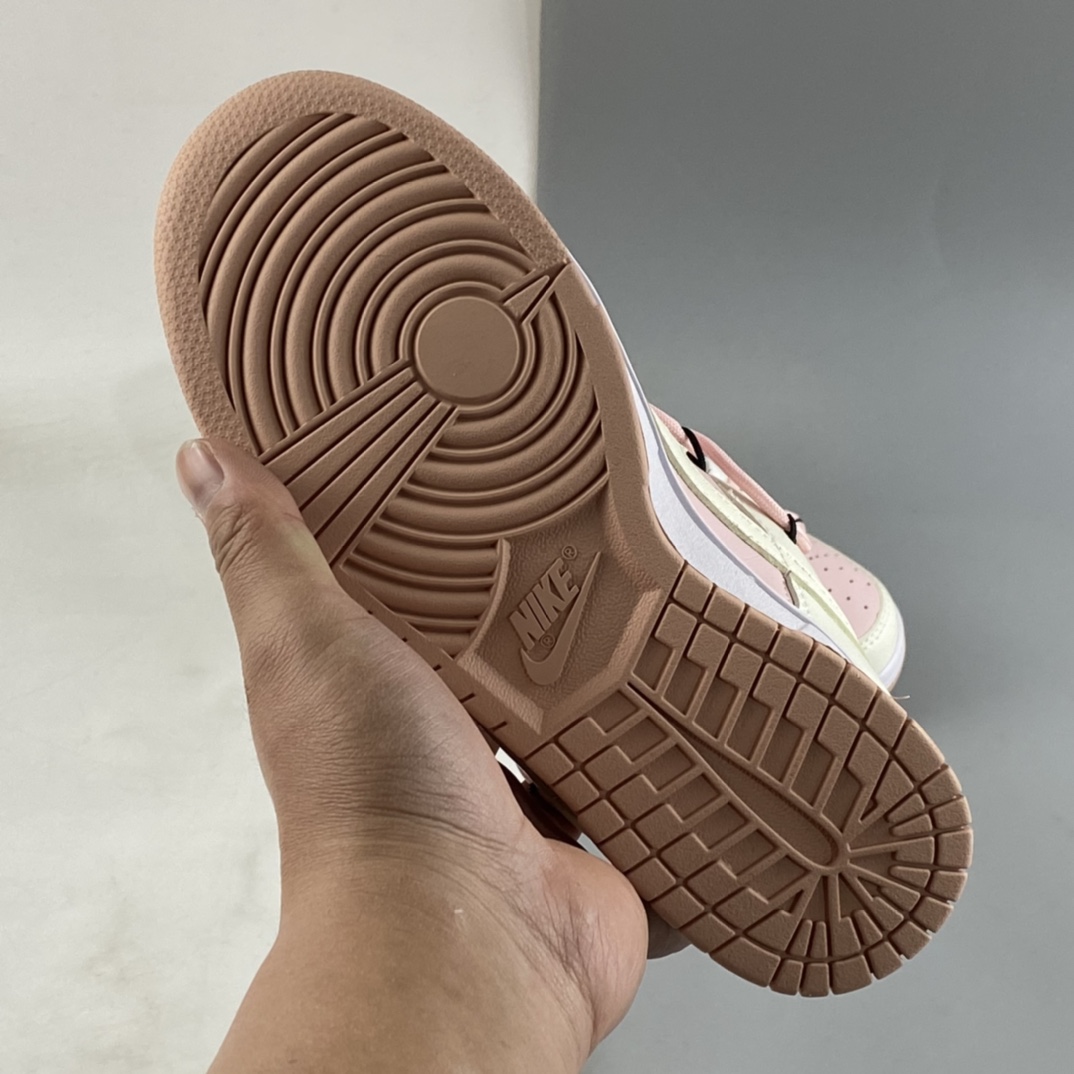 Nike SB Dunk Low 米白紫 笑脸标签 解构抽绳鞋带 DD1503-118