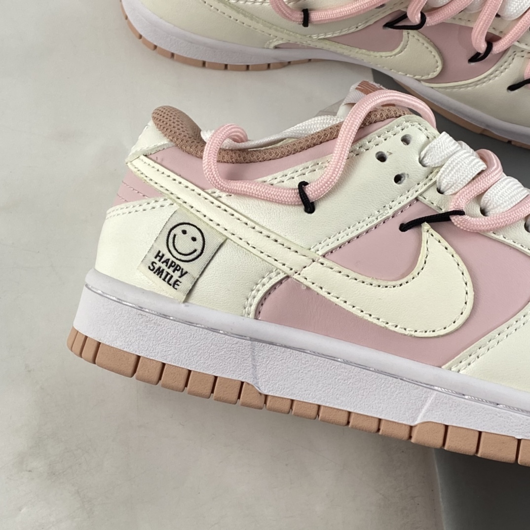 Nike SB Dunk Low 米白紫 笑脸标签 解构抽绳鞋带 DD1503-118