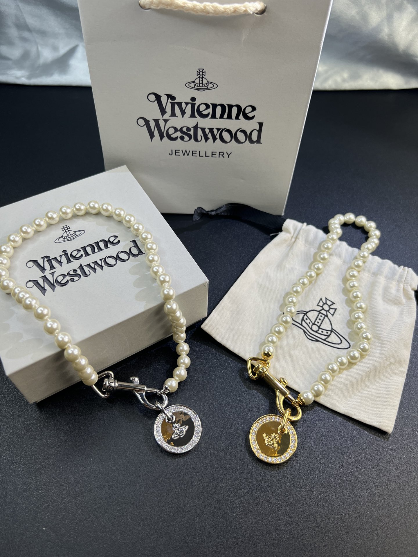 NO:103468,Queen Mother of the Citizen round card diamond-inlaid pearl necklace platinum gold spot, Queen Mother of the Citizen necklace, necklace, gold19860909西太后圆牌镶钻珍珠项链白金黄金现货,西太后项链,necklace,gold,Jewelry