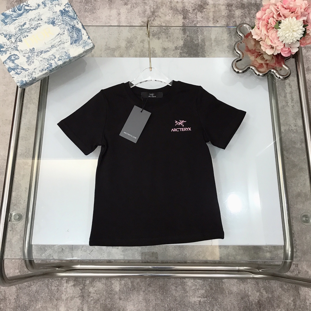 Arcteryx Kids 2023 Summer T-shirt: Custom Bubble Tycoon Design, Premium Cotton, Black/White, Various Sizes