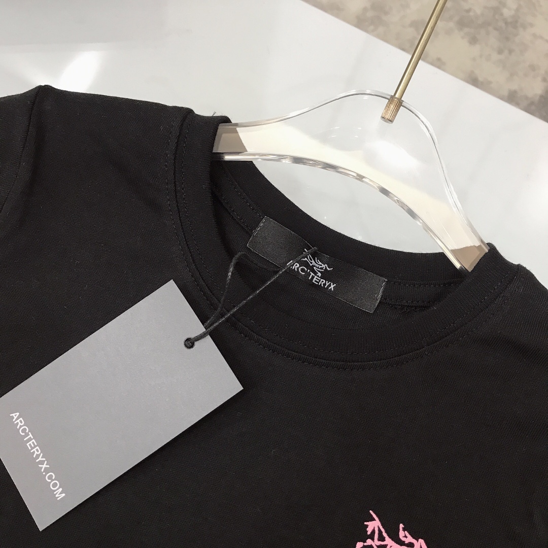 Arcteryx Kids 2023 Summer T-shirt: Custom Bubble Tycoon Design, Premium Cotton, Black/White, Various Sizes - 图片 4