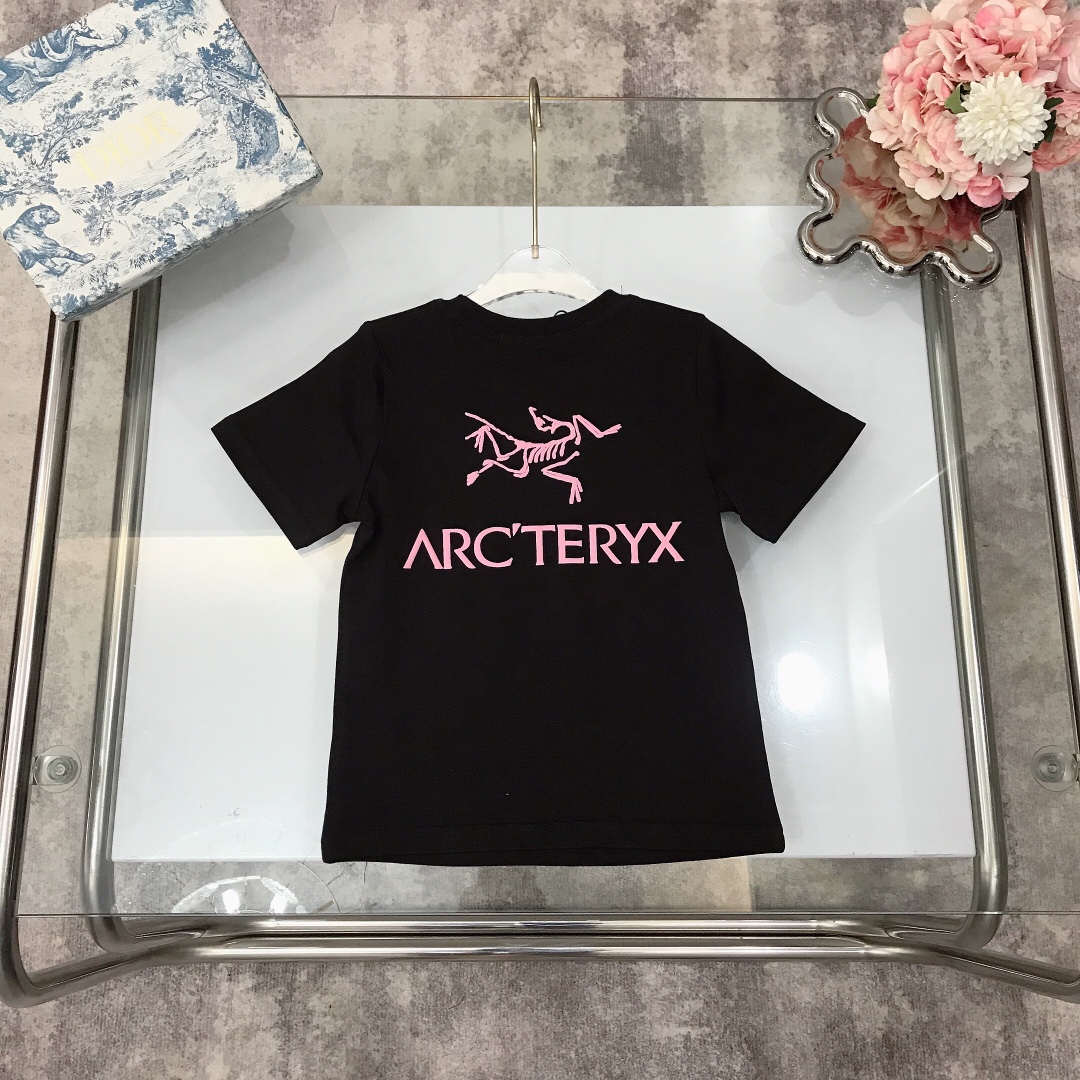 Arcteryx Kids 2023 Summer T-shirt: Custom Bubble Tycoon Design, Premium Cotton, Black/White, Various Sizes - 图片 6