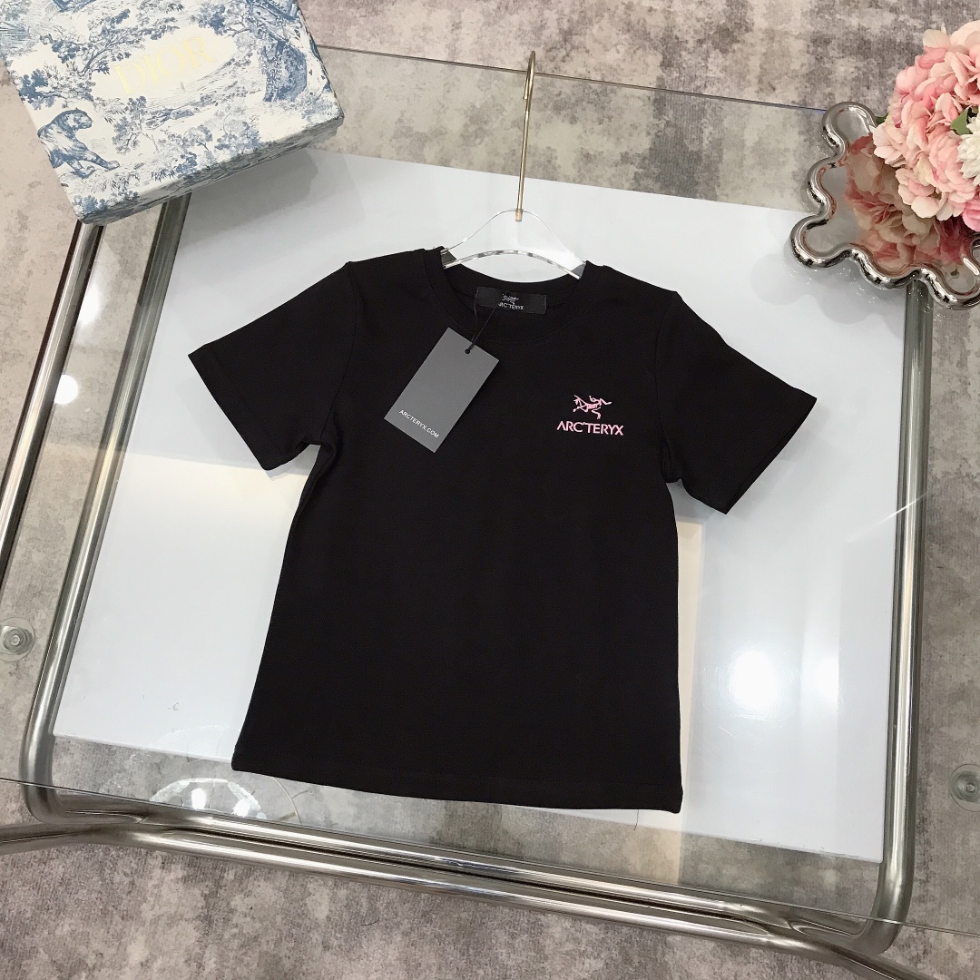 Arcteryx Kids 2023 Summer T-shirt: Custom Bubble Tycoon Design, Premium Cotton, Black/White, Various Sizes - 图片 2