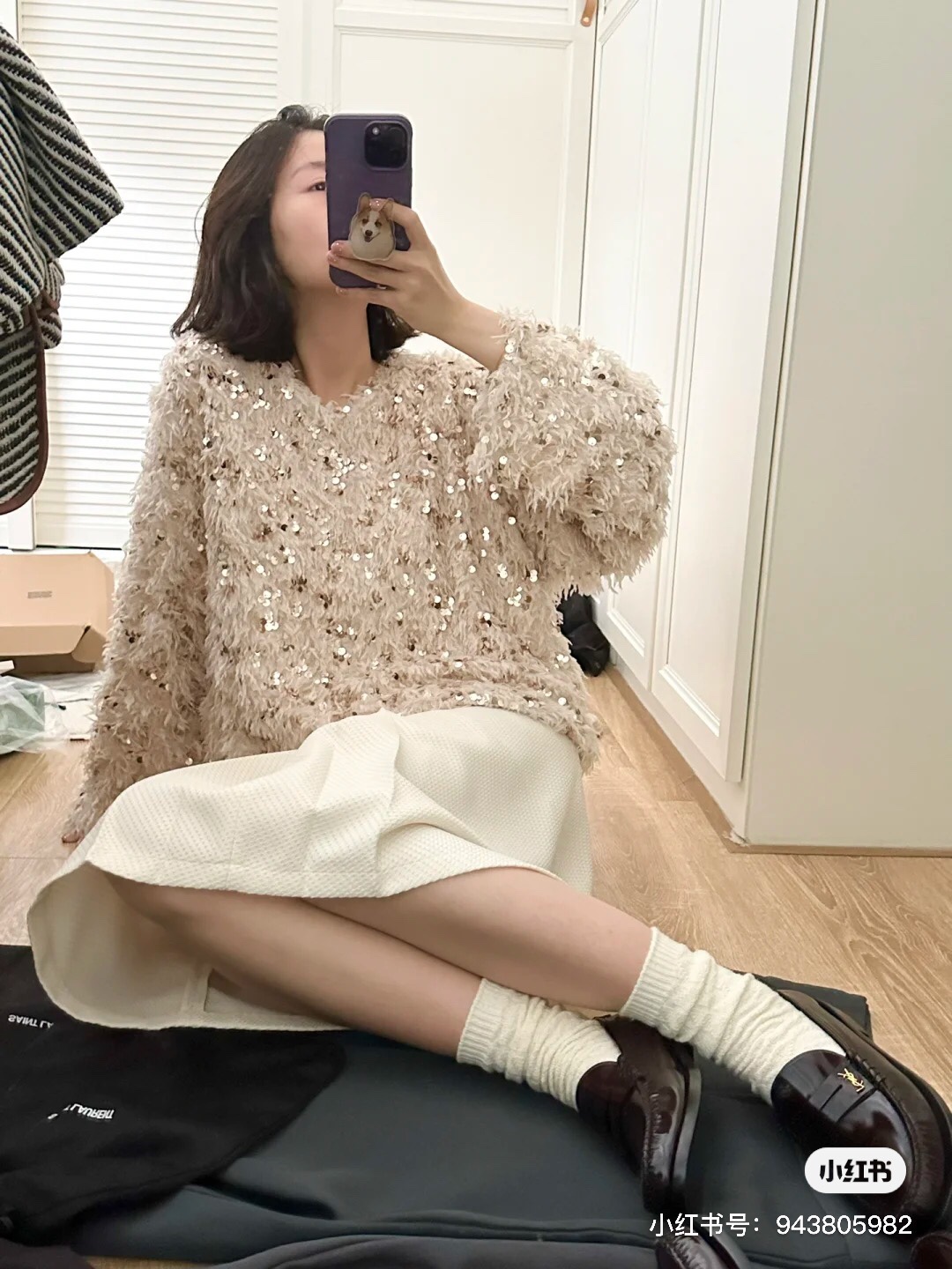 NO:560775,Pictures of the feet of major Internet celebrities ~ super versatile, loafers, loafers19860909各大网红上脚图～超级百搭,乐福鞋,loafers,Women's Shoes