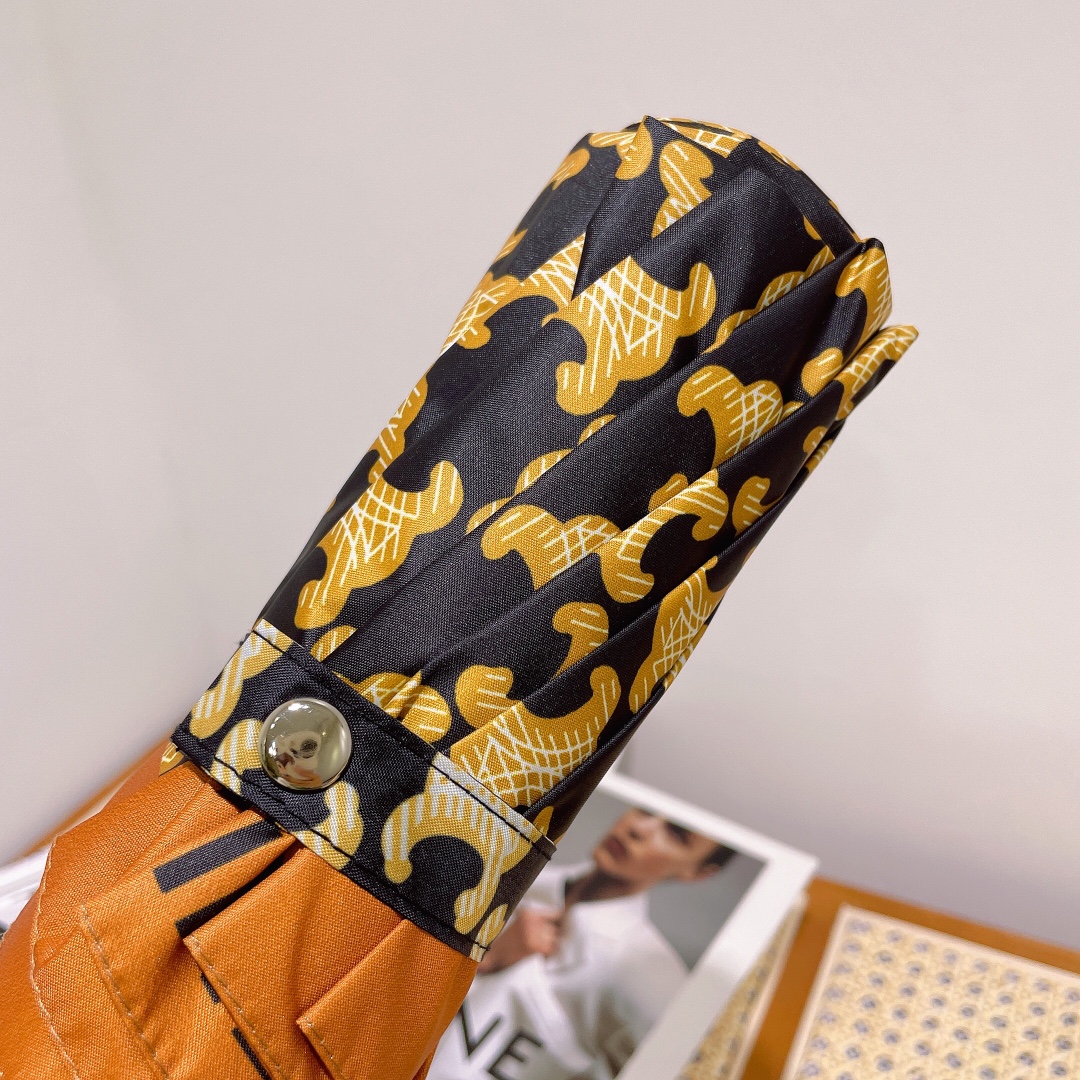 CELINE赛琳专柜新品圣罗兰最新款全自动折叠晴雨伞超有女人味的新款采用NanoPolymercomPo