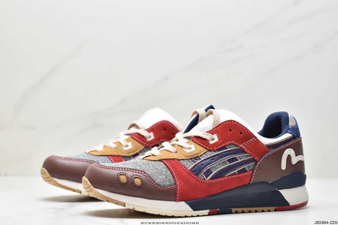 200 Asics Gel-Lyte III 3代系列低帮经典复古休闲运动跑步鞋“浅灰米白黄”1201A753-020