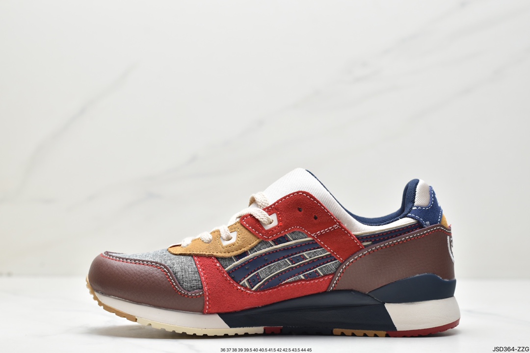 200 Asics Gel-Lyte III 3代系列低帮经典复古休闲运动跑步鞋“浅灰米白黄”1201A753-020