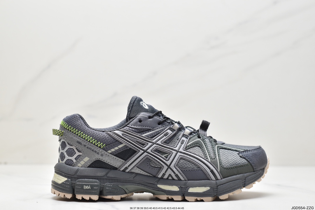 180 Asics Gel-Kahana 8 系列 浅灰 亚瑟士经典户外跑鞋 1011BB387-021