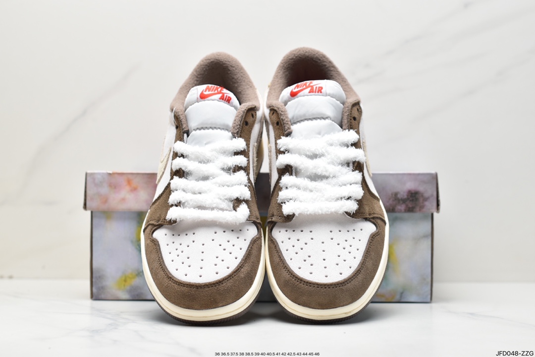 170 Nike Air Jordan 1 Low OG”Year of the Rabbit”AJ1乔丹一代篮球鞋“棕灰金兔年限定” DV1312-200