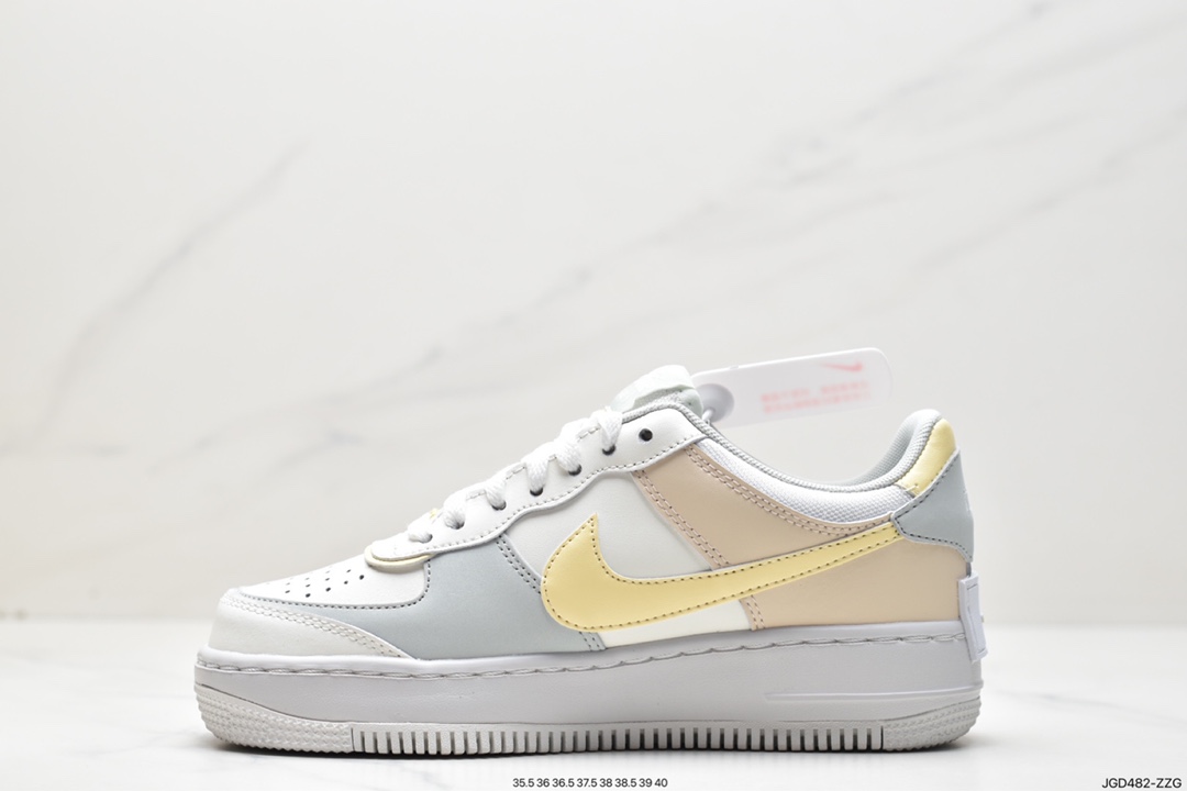 180 新色出货 Air Force 1 Shadow 绿粉勾 DR7883-101