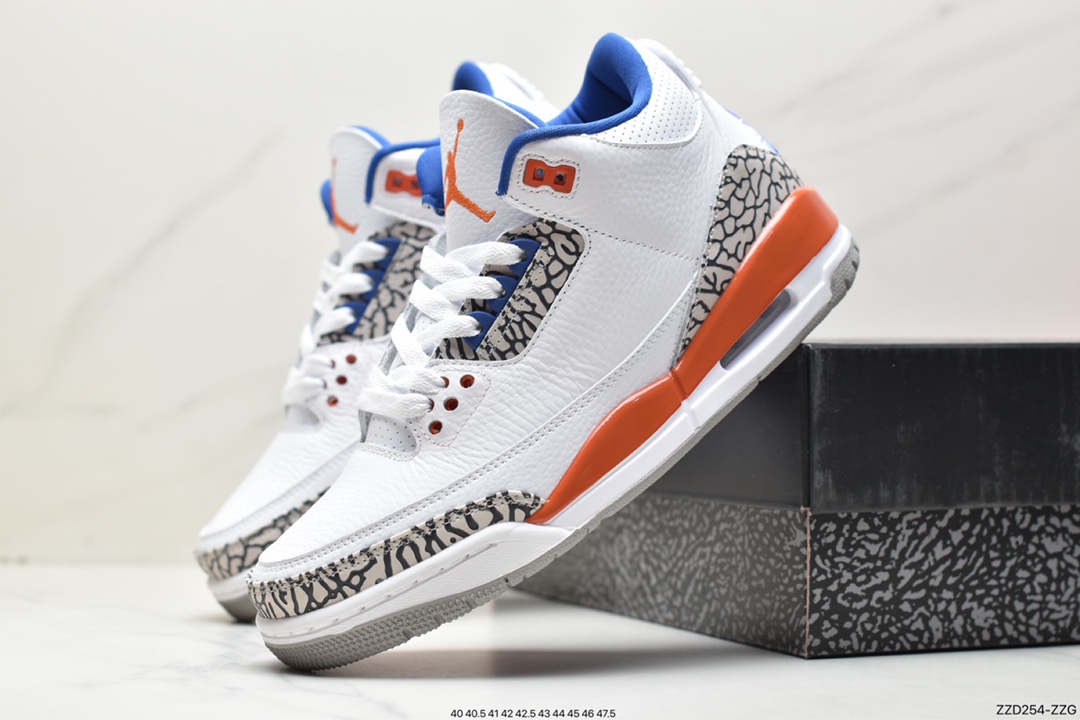 250 Air Jordan 3 ” Racer Blue ” AJ3乔3 赛车蓝篮球鞋 CT8532-145