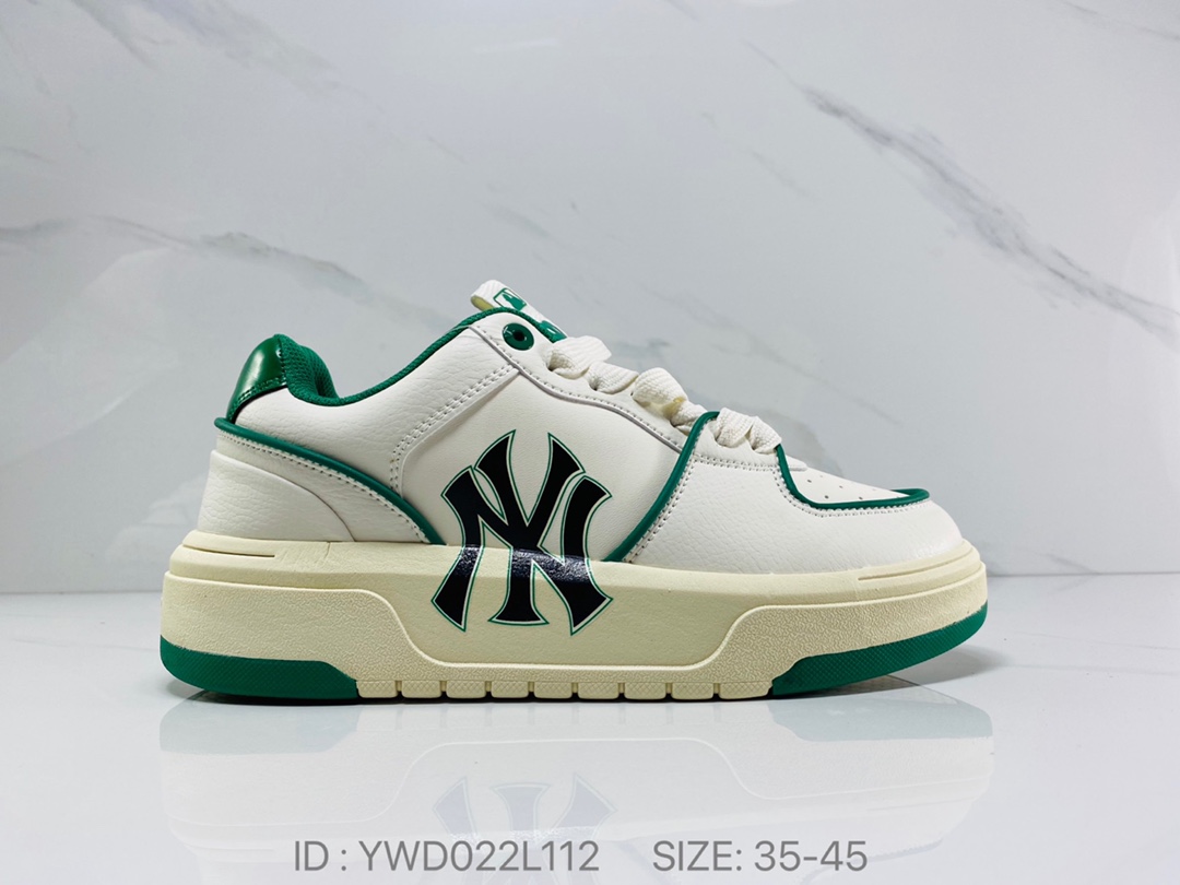 MLB Shoes Sneakers Unisex Cowhide Fashion Low Tops