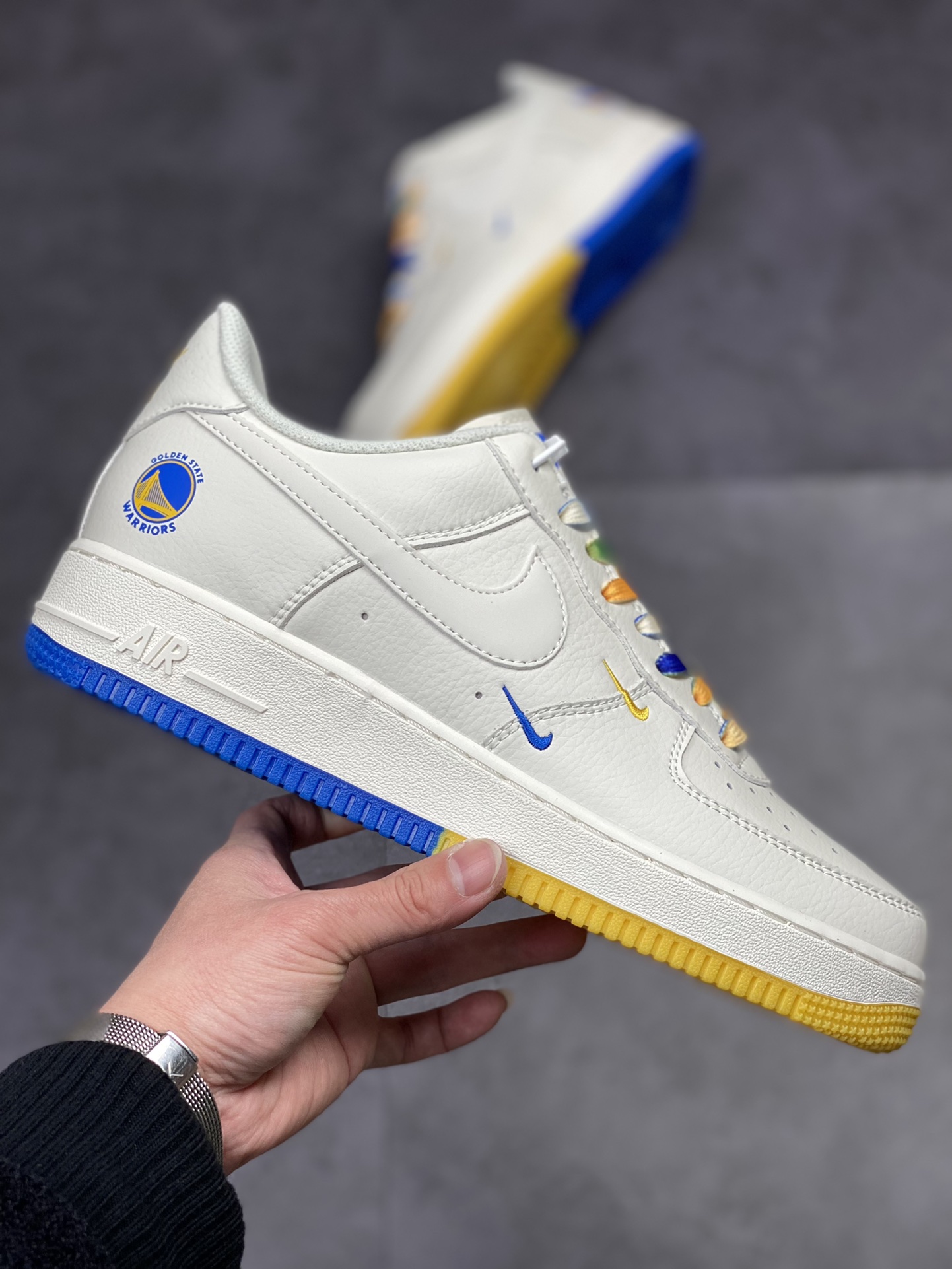 250 Nike Air Force 1 Low 07 金州勇士城市限定 GS6638-150