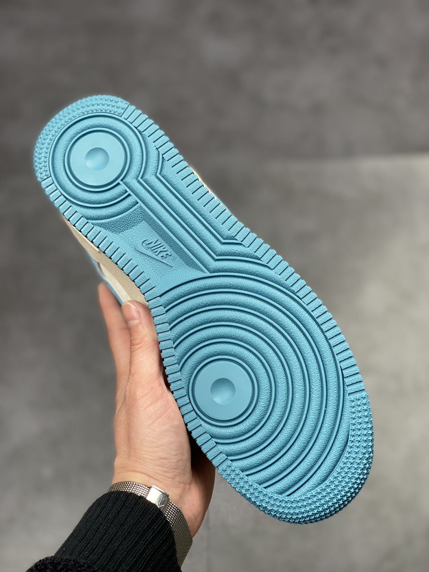 250 Nike Air Force 1 Low 07 灰蓝麂皮ZB2121-666