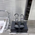 Yves Saint Laurent Shoes High Heel Pumps Sandals Rose Genuine Leather