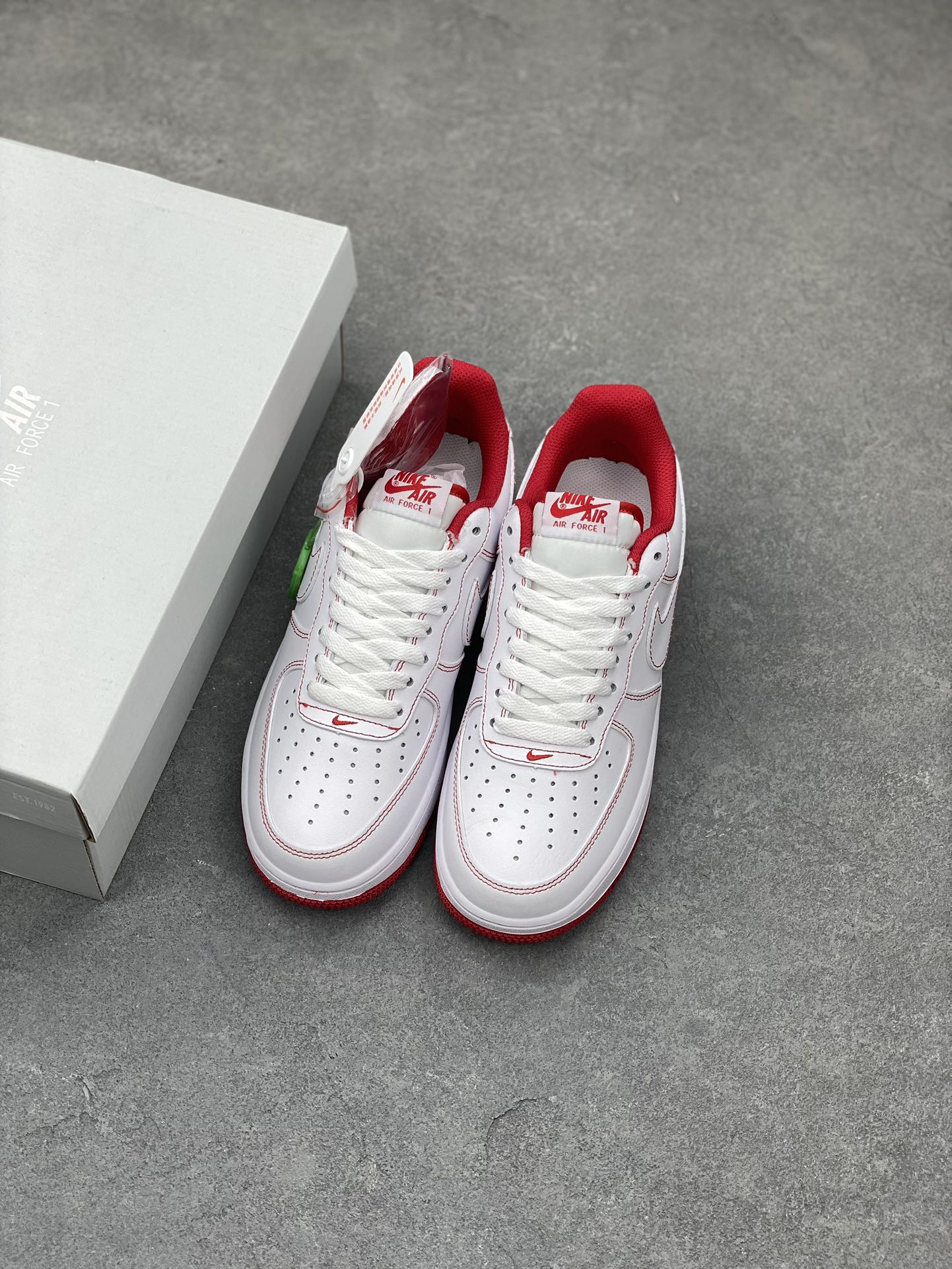 Nike Air Force 1 '07 White Red Stitching - Premium Quality, Comfortable Fit 9 i1677354068 3177 7